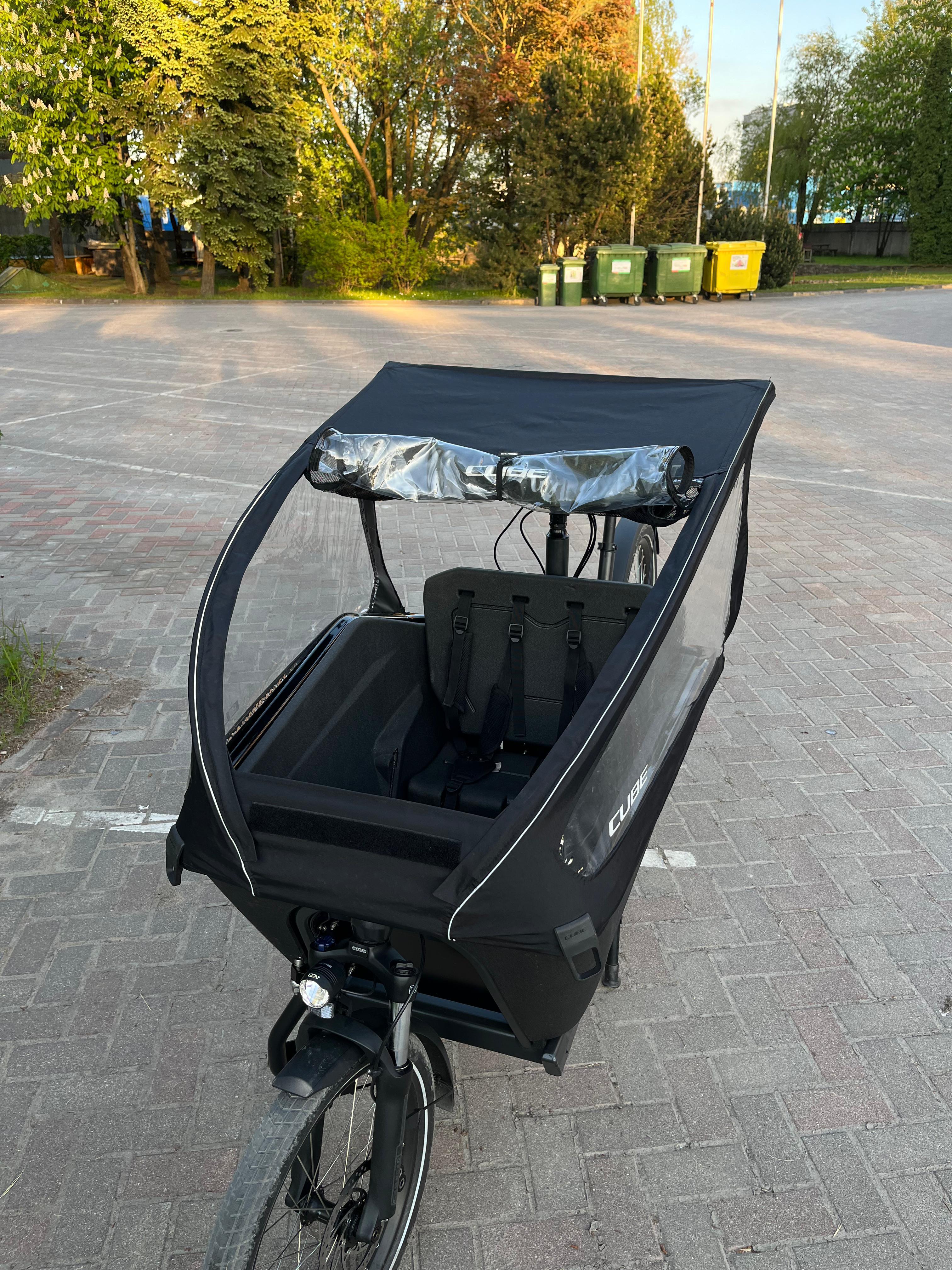 Cube Cargo Dual Hybrid 1000 - Pedelec Cargo Bicycle | iridium n black
