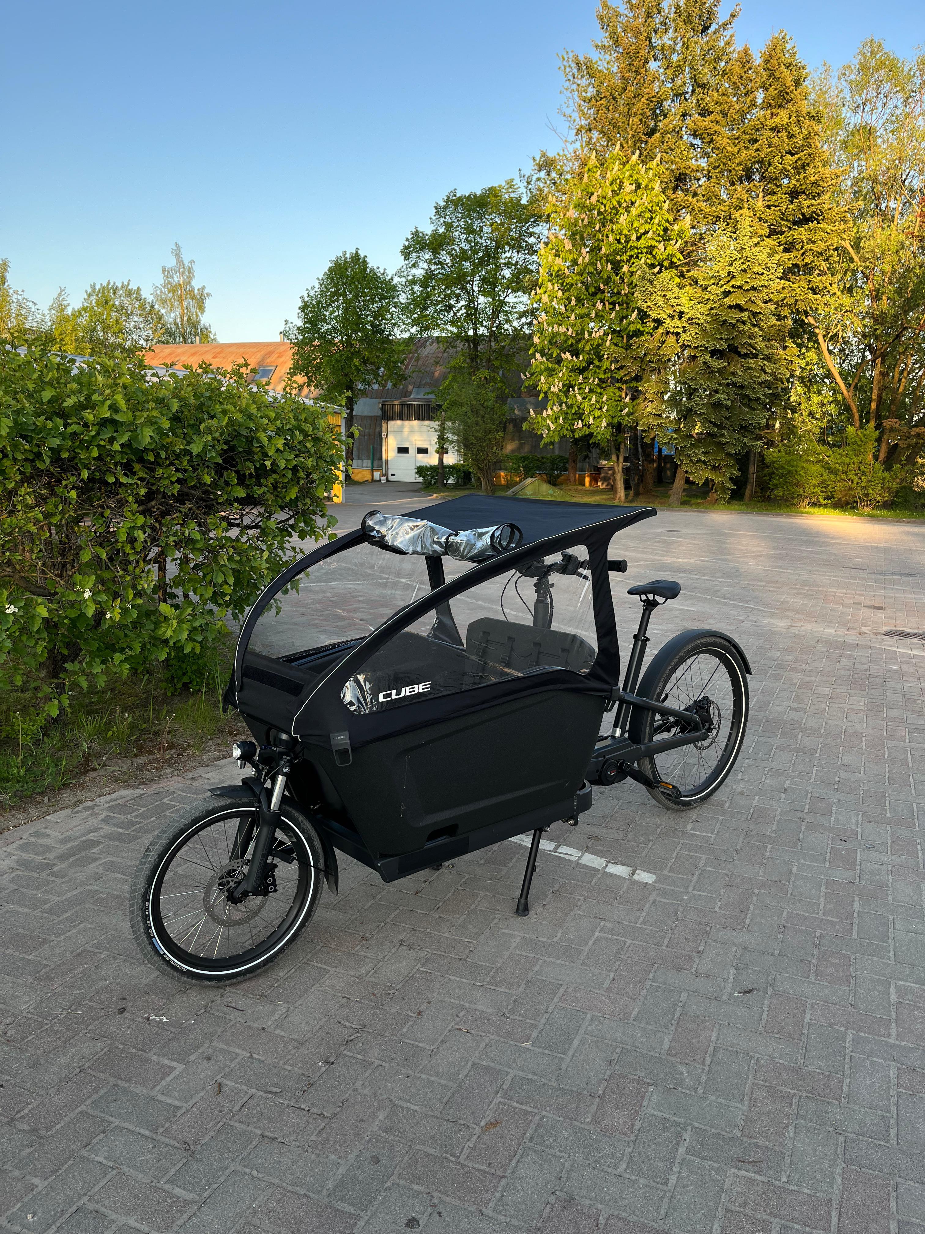 Cube Cargo Dual Hybrid 1000 - Pedelec Cargo Bicycle | iridium n black