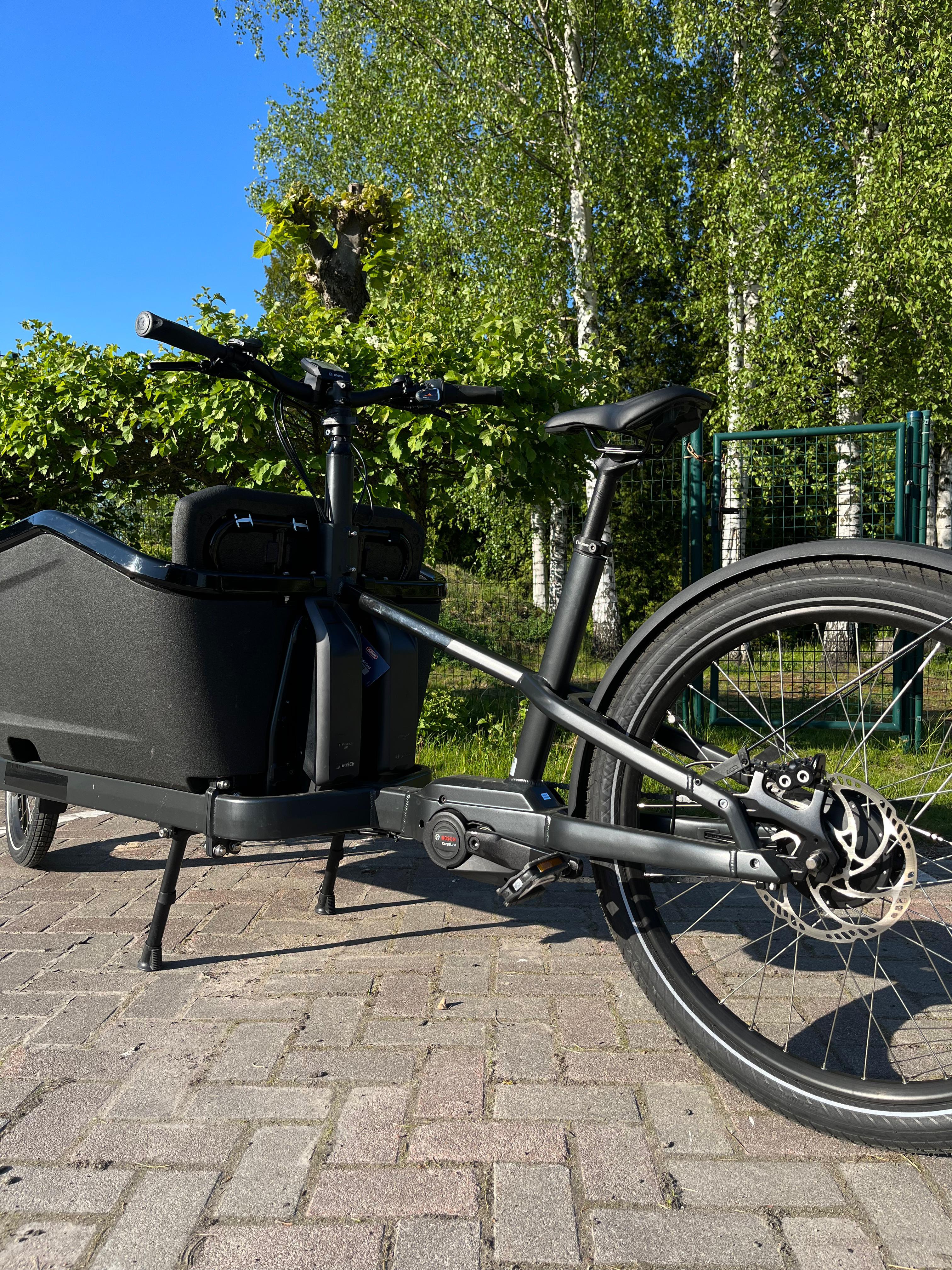 Cube Cargo Dual Hybrid 1000 - Pedelec Cargo Bicycle | iridium n black
