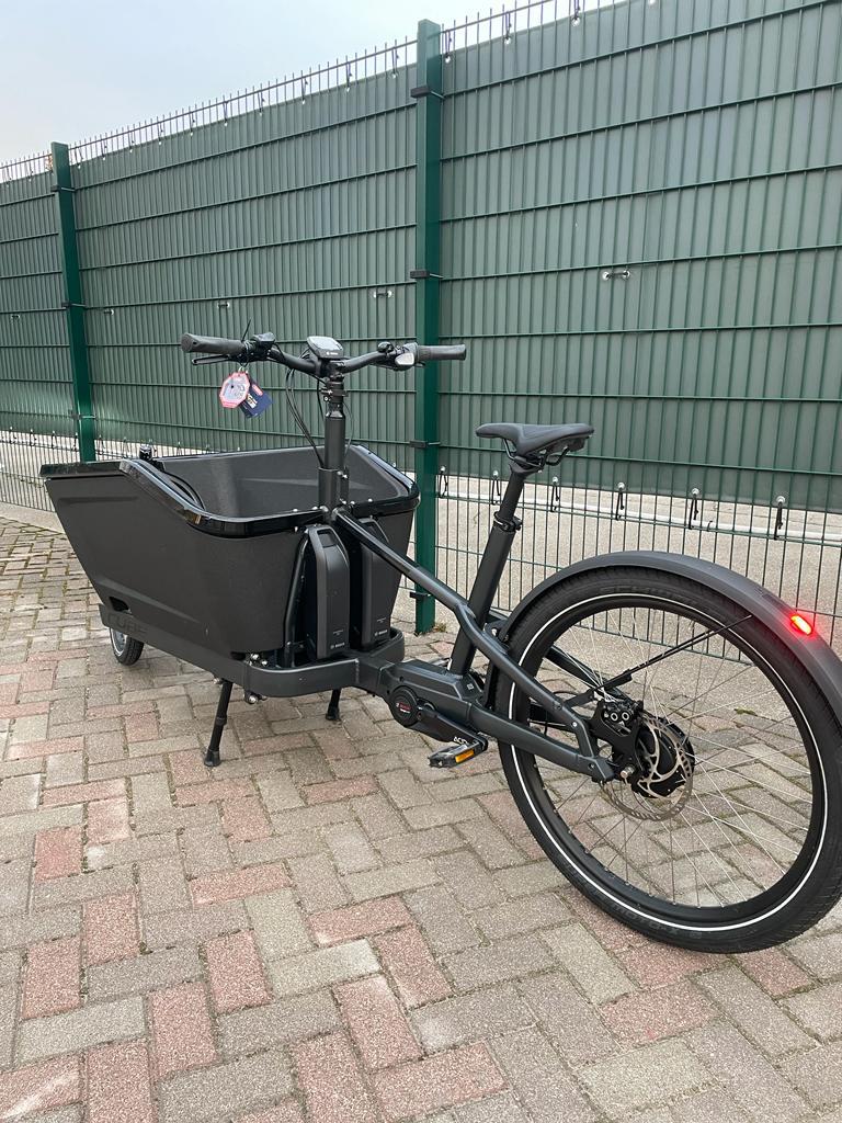 Cube Cargo Dual Hybrid 1000 — грузовой велосипед Pedelec | иридий и черный 