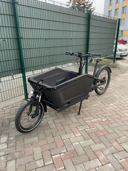 Cube Cargo Dual Hybrid 1000 — грузовой велосипед Pedelec | иридий и черный 