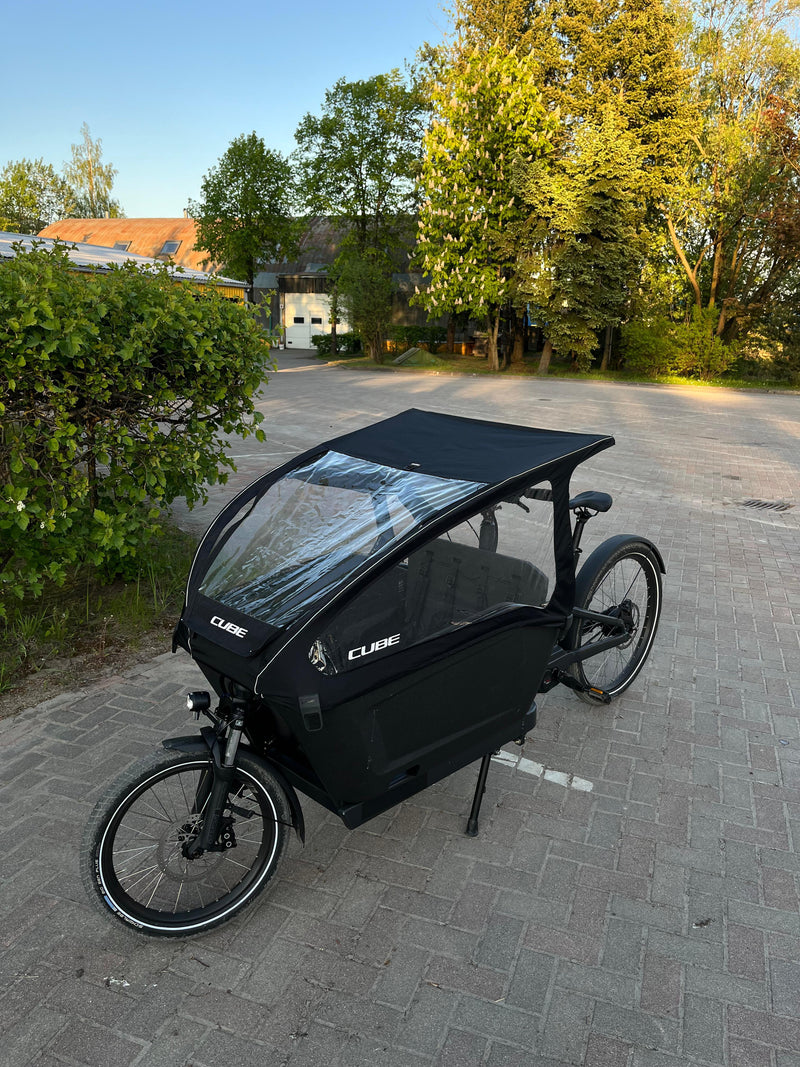 Cube Cargo Dual Hybrid 1000 - Pedelec Cargo Bicycle | iridium n black