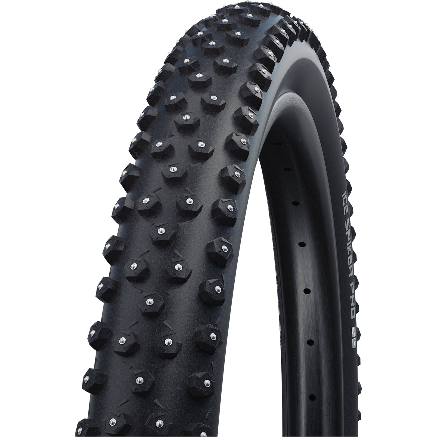Schwalbe Ice Spiker Pro Wire Bead Tire - Performance | Winter | RaceGuard - 26x2.10" | Black